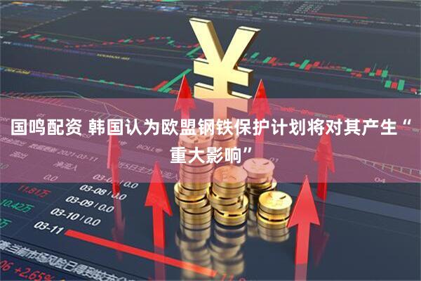 国鸣配资 韩国认为欧盟钢铁保护计划将对其产生“重大影响”